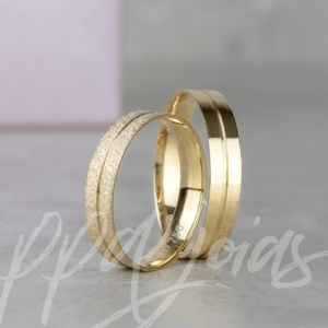 ALIANÇAS CATEDRAL - OURO 18K