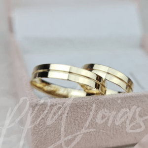 ALIANÇAS MACAU SLIM - OURO 18K