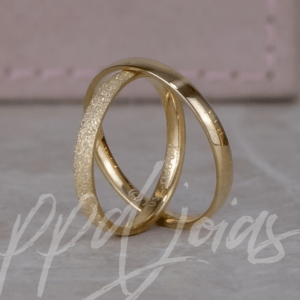 ALIANÇAS HANNA - OURO 18K