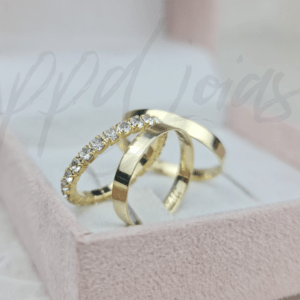 ALIANÇAS OLIMPO KIT - OURO 18K