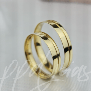 ALIANÇAS VIVAR - OURO 18K
