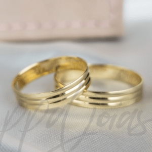 ALIANÇAS GRAMADO - OURO 18K