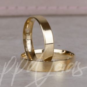ALIANÇAS ITALIA 4MM - OURO 18K