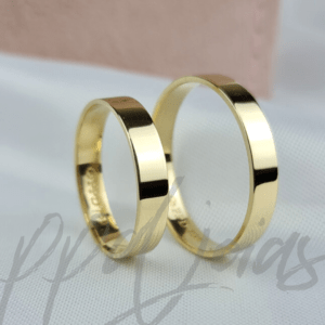 ALIANÇAS MILÃO - OURO 18K