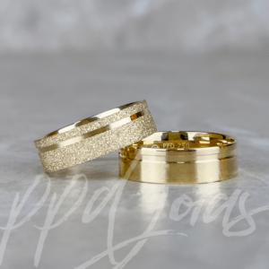 ALIANÇAS RUSSIA PLUS OURO 18K