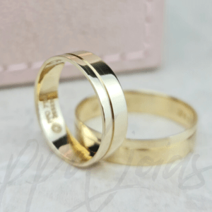 ALIANÇAS VIVAR OURO 18K