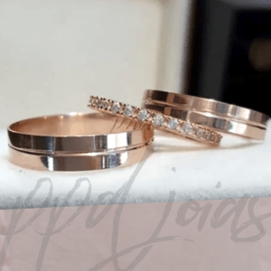 ALIANÇAS STILLO - OURO ROSE 18K