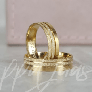 ALIANÇAS VALENTINE OURO 18K