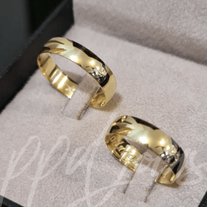 ALIANÇAS TRADICIONAIS 5MM OURO 18K