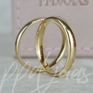 ALIANÇAS TRADICIONAL 3,5MM OURO 18K