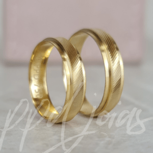 ALIANÇAS VENEZA OURO 18K